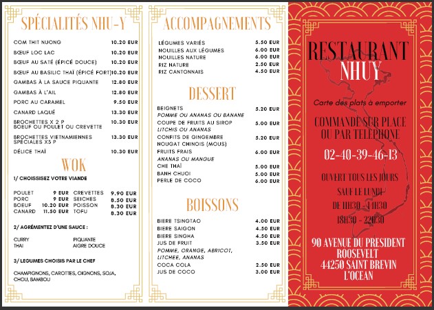 Télécharger le MENU DU RESTAURANT NHU-Y